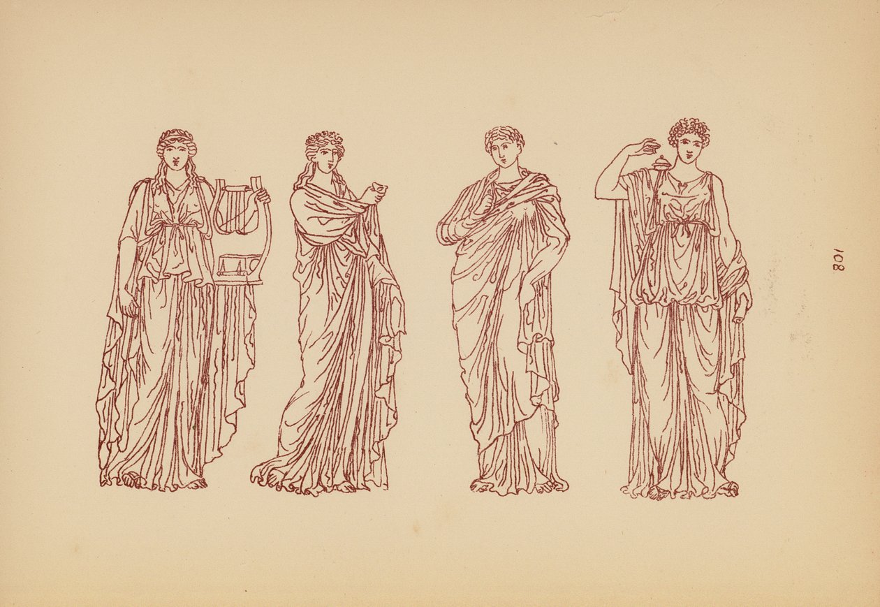 Ancient Greek Female Costume by John Moyr Smith