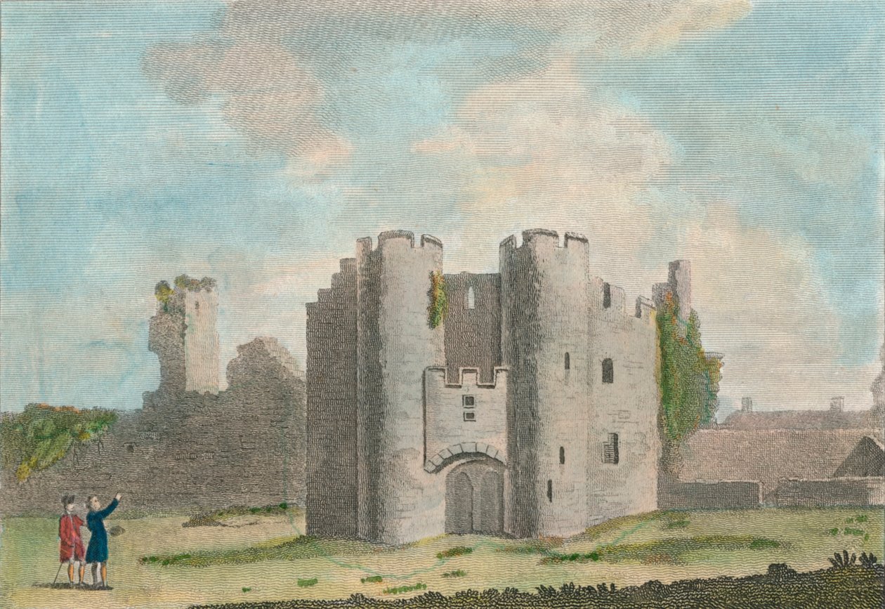 Gate of Pembroke Castle, Pembrokeshire, 1785 by John Newton