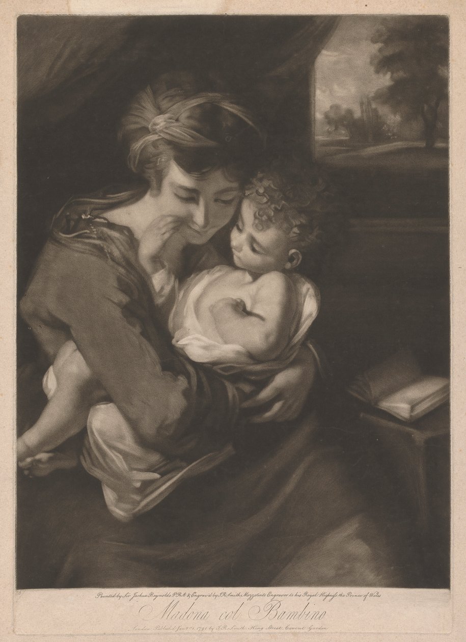 Madonna with Child by John Raphael Smith