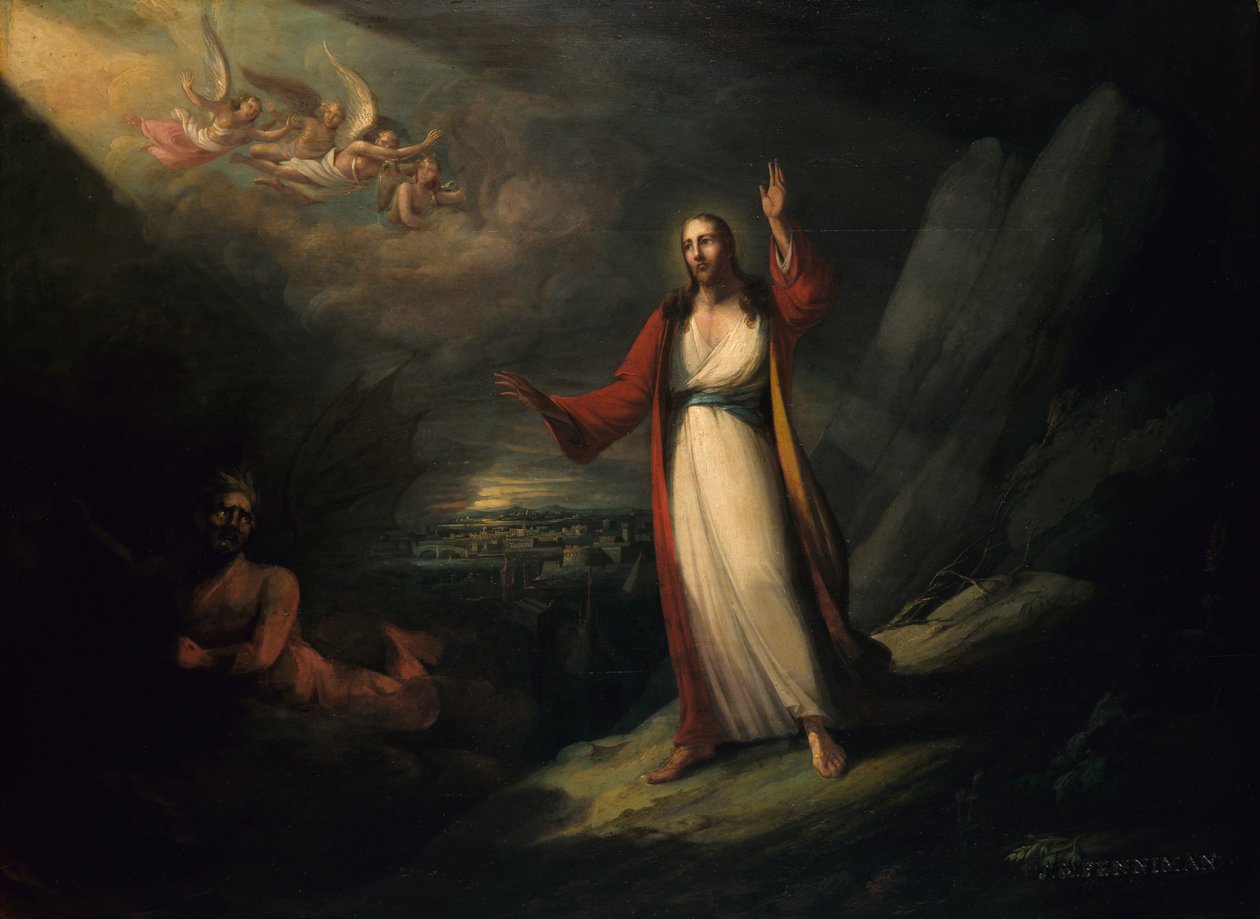 Christ Tempted by the Devil, 1818 by John Ritto Penniman