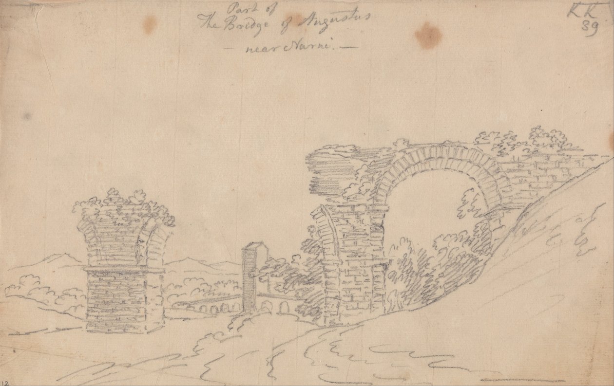 The Bridge of Augustus near Narni by John Robert Cozens