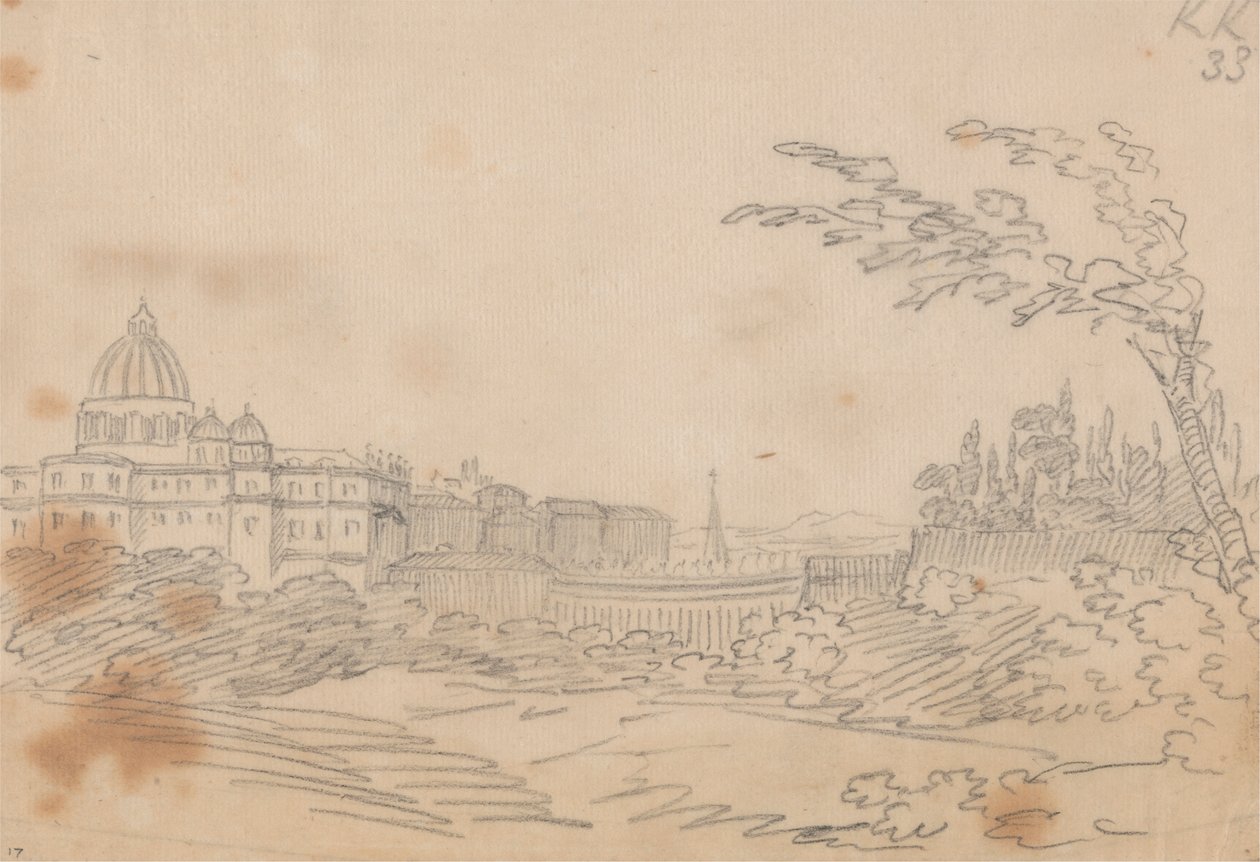 View of the Vatican by John Robert Cozens