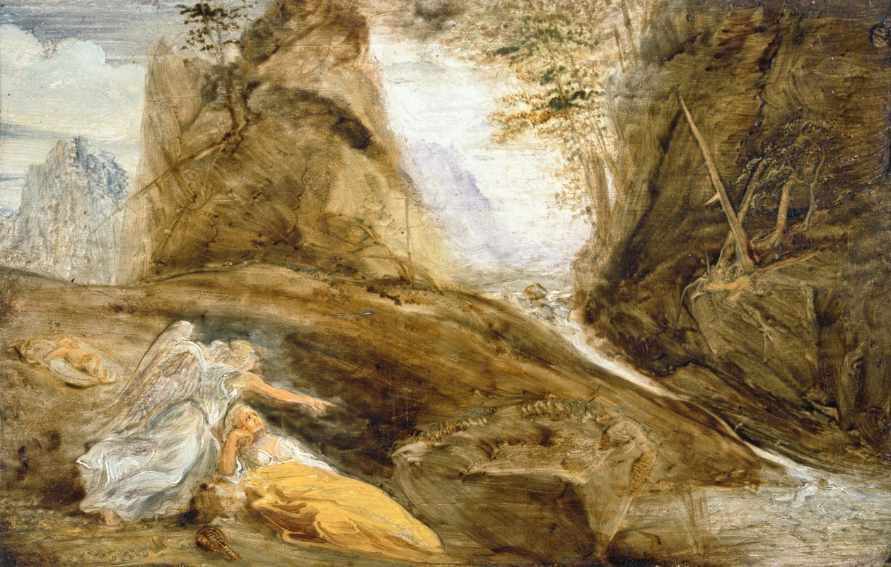 The Angel Showing Hagar the Stream by John Runciman