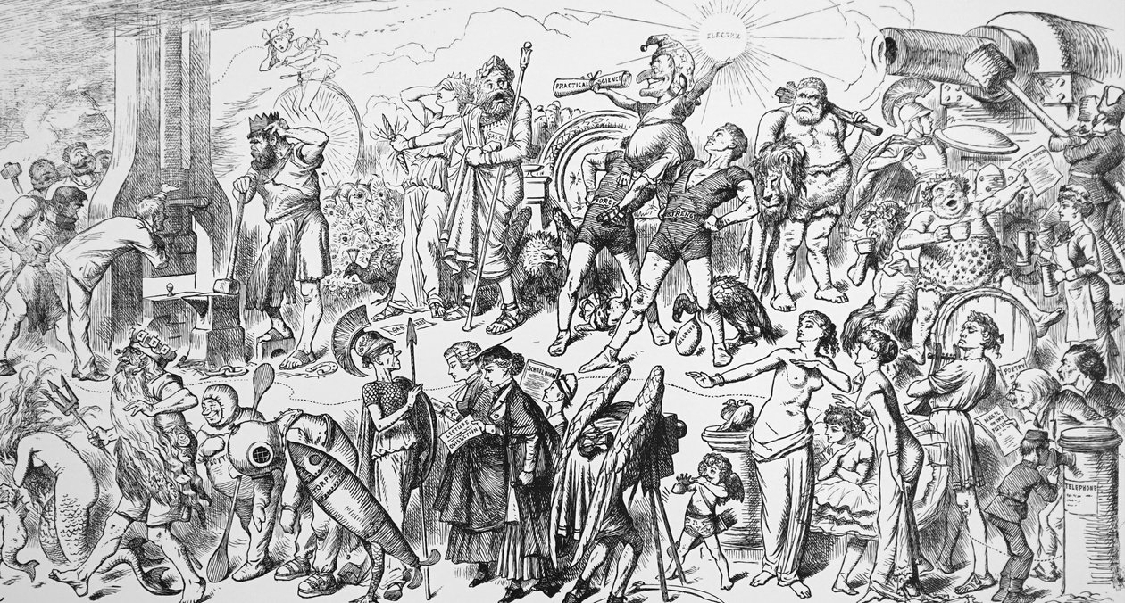 Applied Science Conquering All by John Tenniel