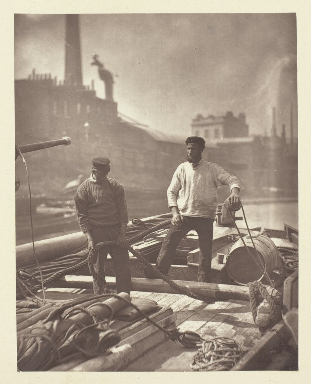 Workers on the 