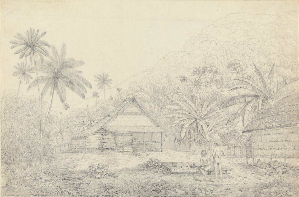 View in the Island of Krakatoa by John Webber