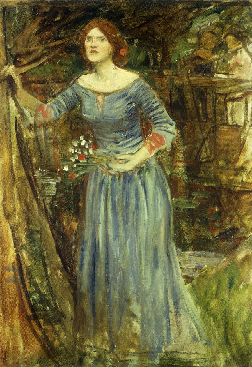 Study for Ophelia by John William Waterhouse