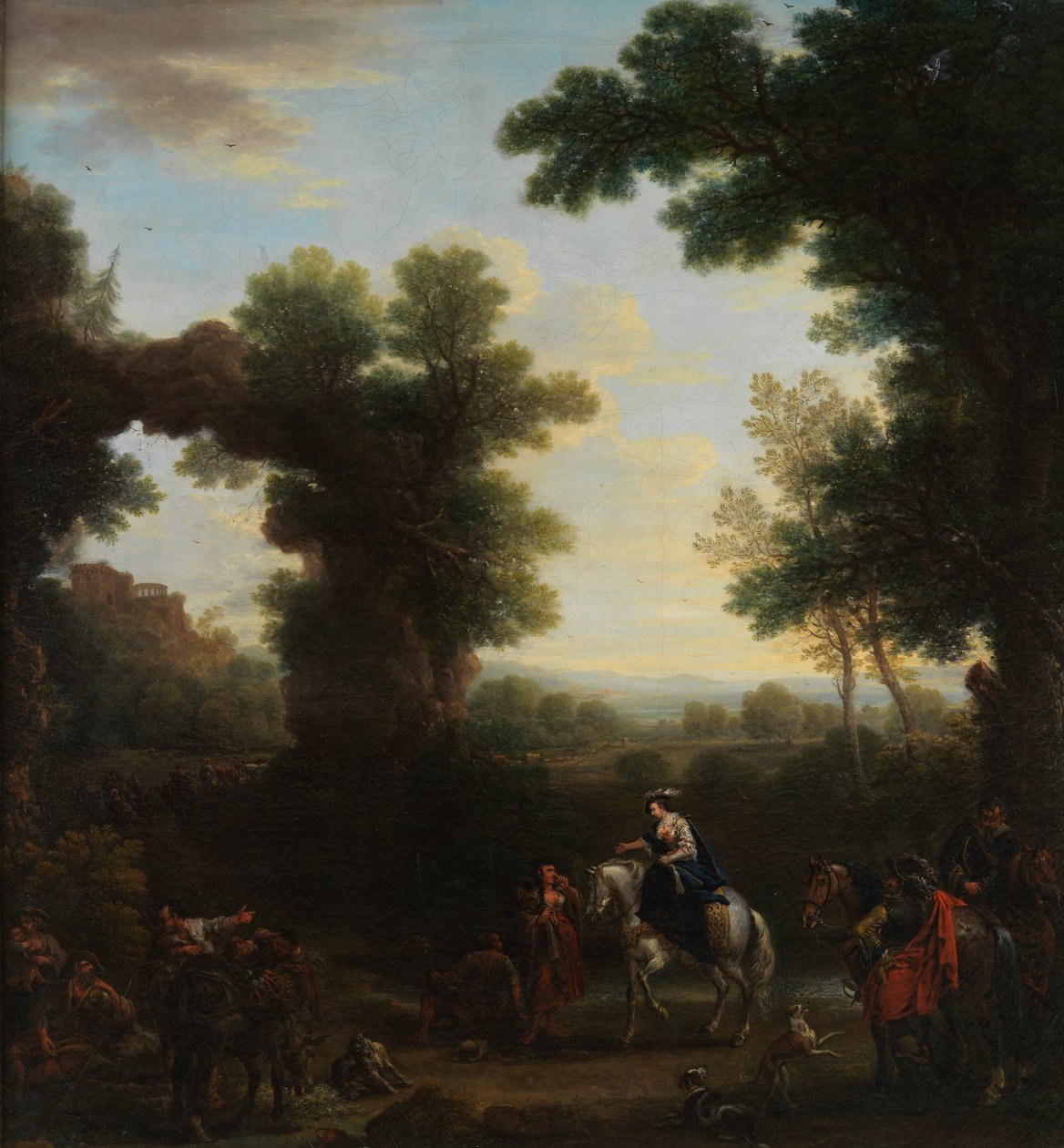 Classical Landscape with Gypsies by John Wootton