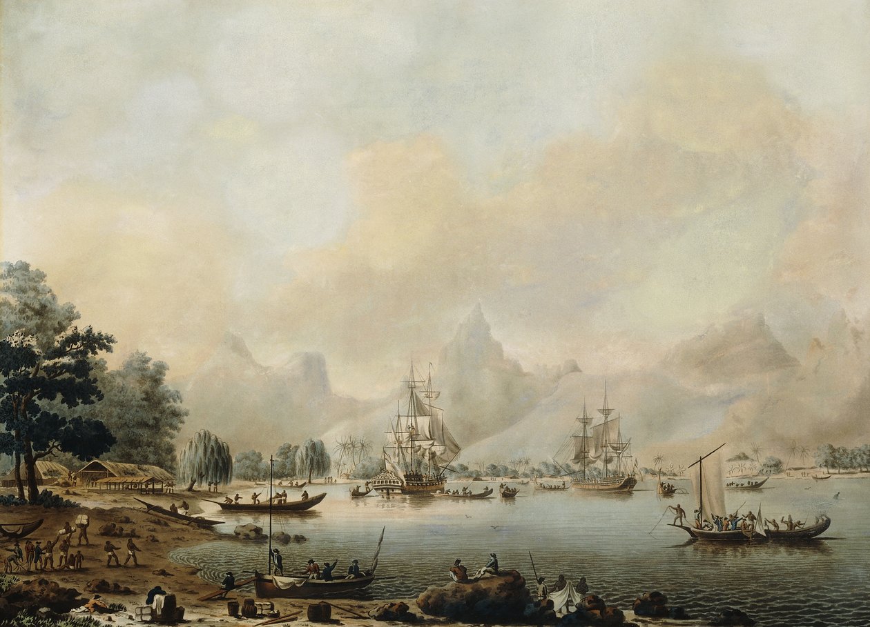 A View of Moorea by John the Younger Cleveley