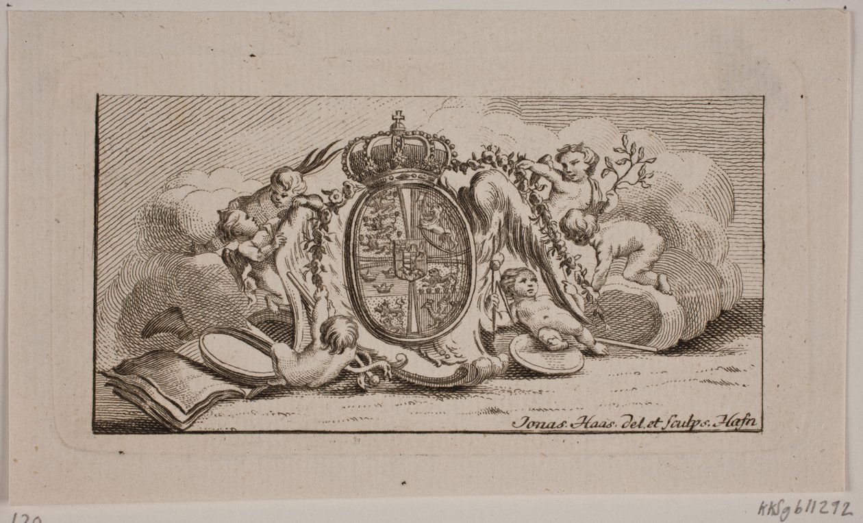 Vignette with Coat of Arms by Jonas Haas