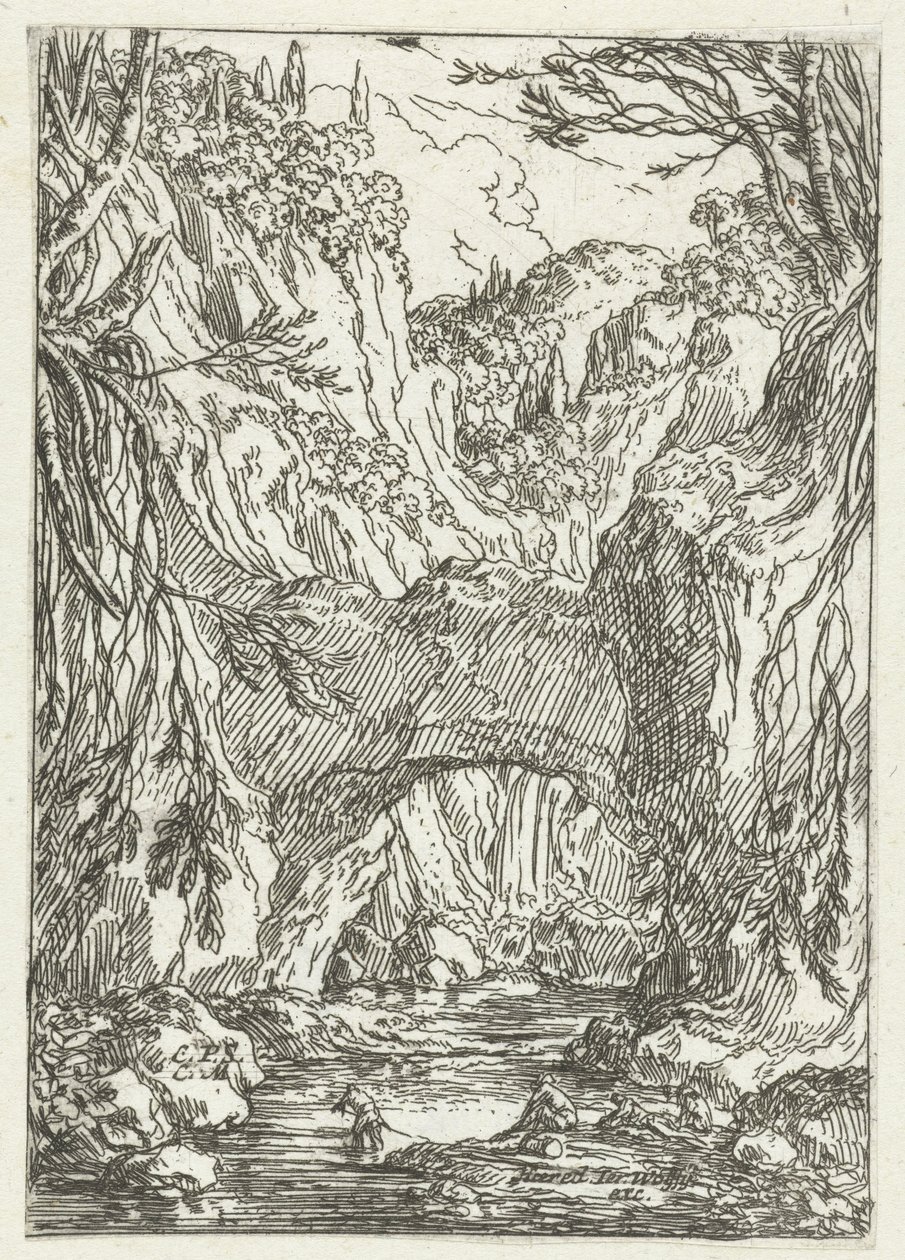 Landscape with Rock Bridge by Jonas Umbach