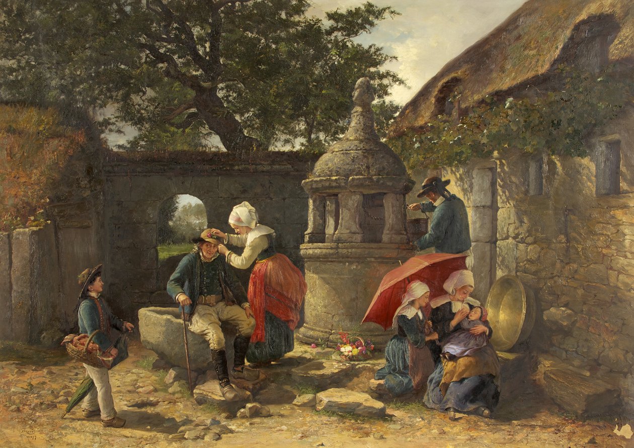 Going to the Fête by Jonathan Pratt