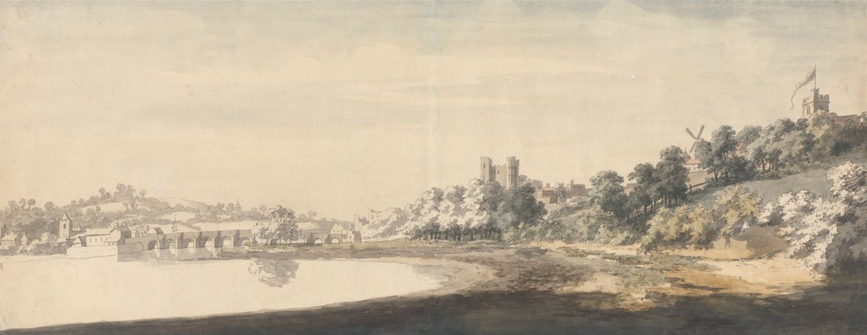 The Bridge and Castle at Rochester by Jonathan Skelton