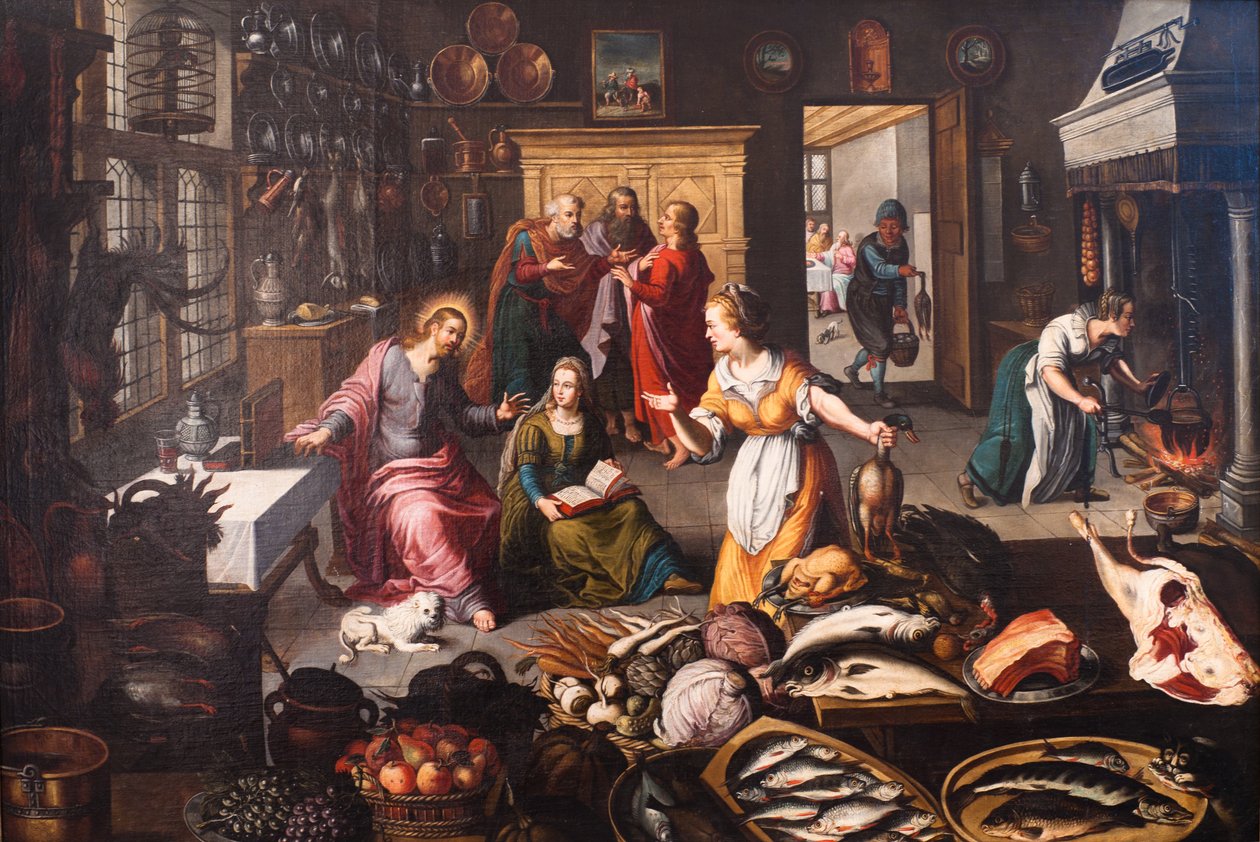 Christ in the House of Martha and Mary by Joos Goemare