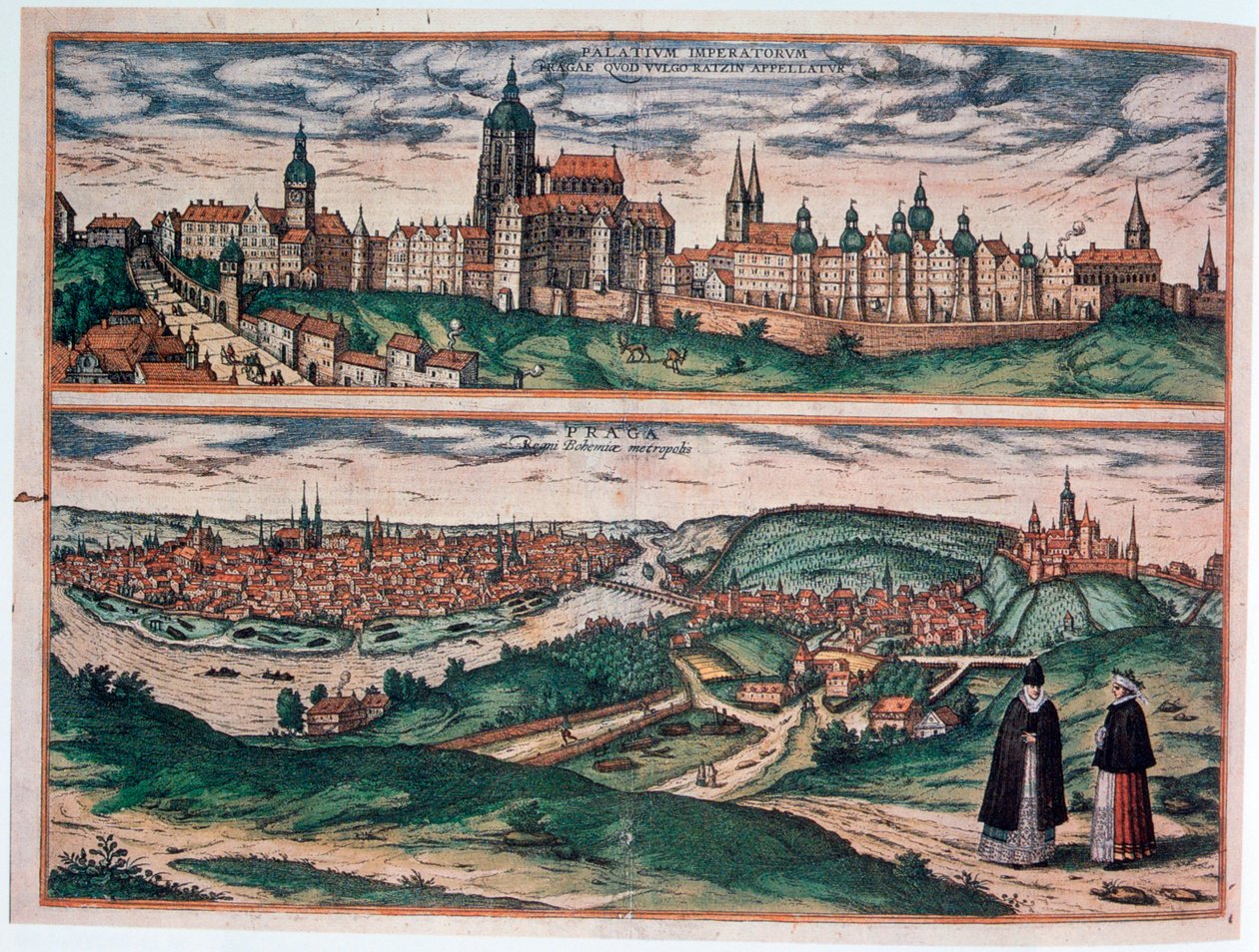 View of Prague by Joris Hoefnagel