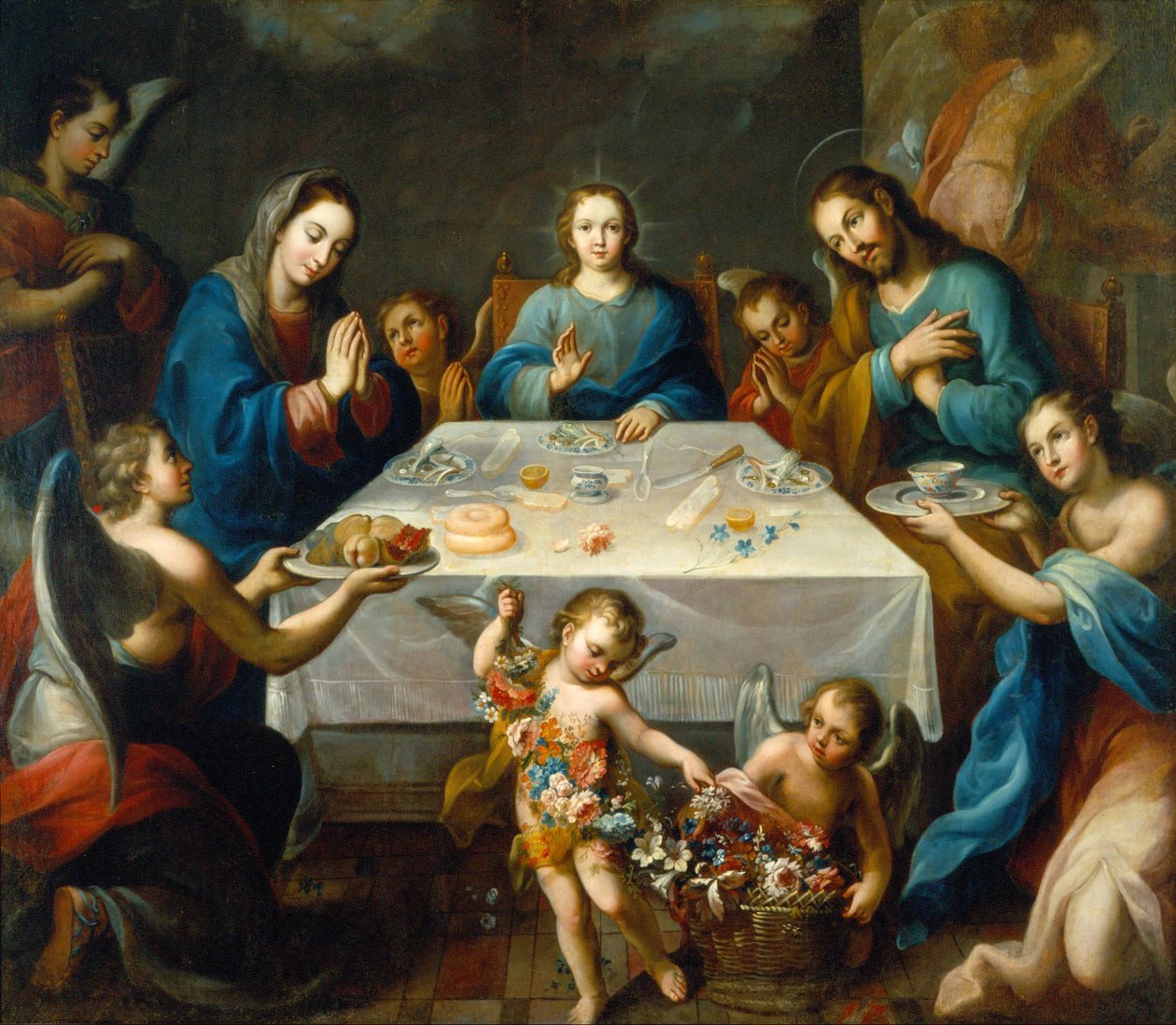The Blessing of the Table by José de Alcíbar