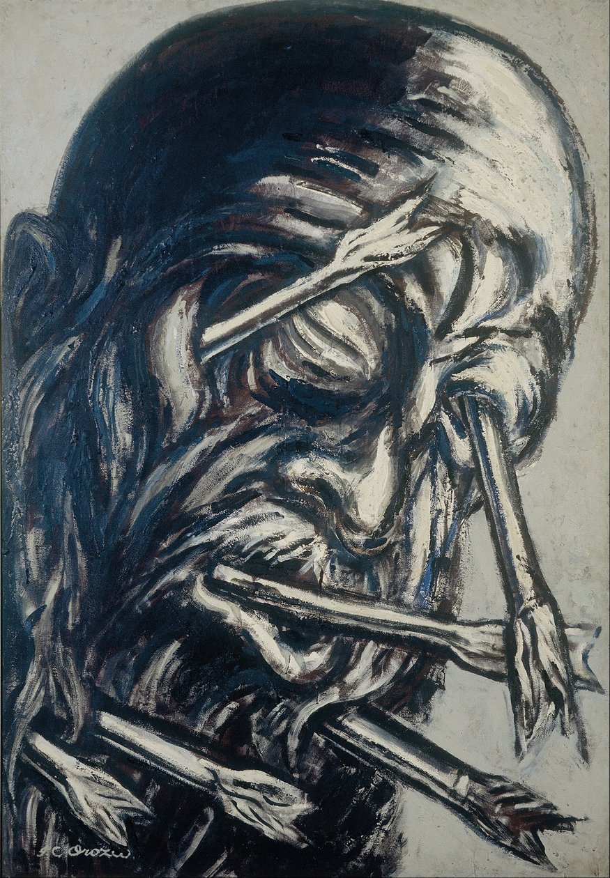 Head Pierced with Arrows, from the Los teules Series by José Clemente Orozco