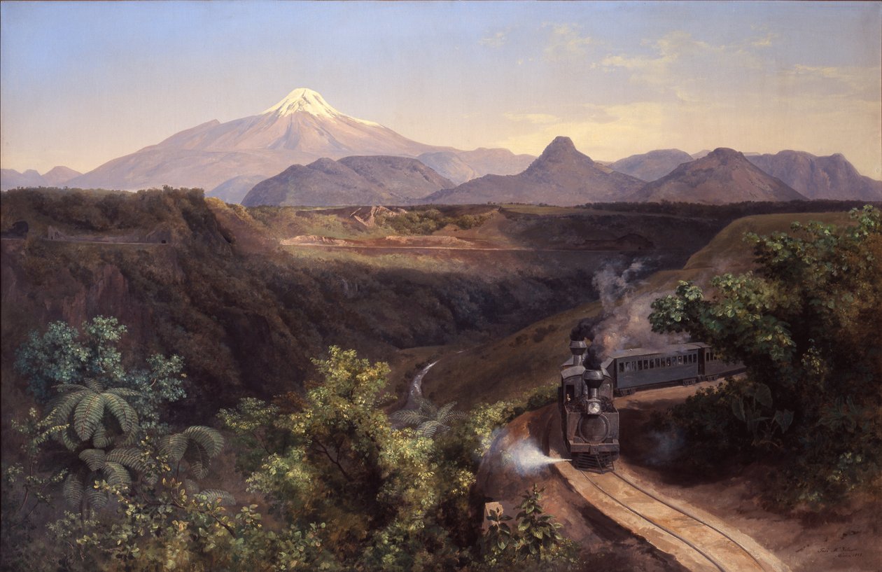 The Metlac Ravine by José María Velasco