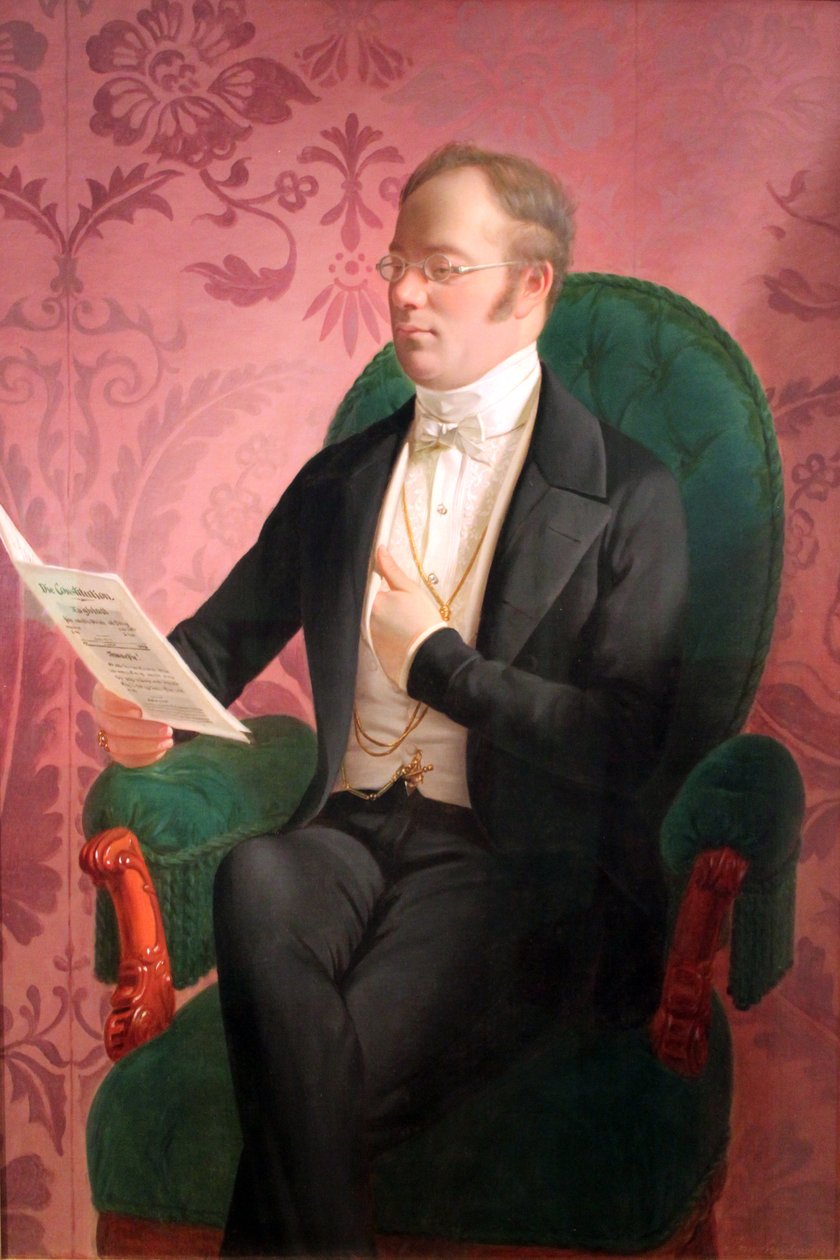 Portrait of a Minister by Josef Weidner