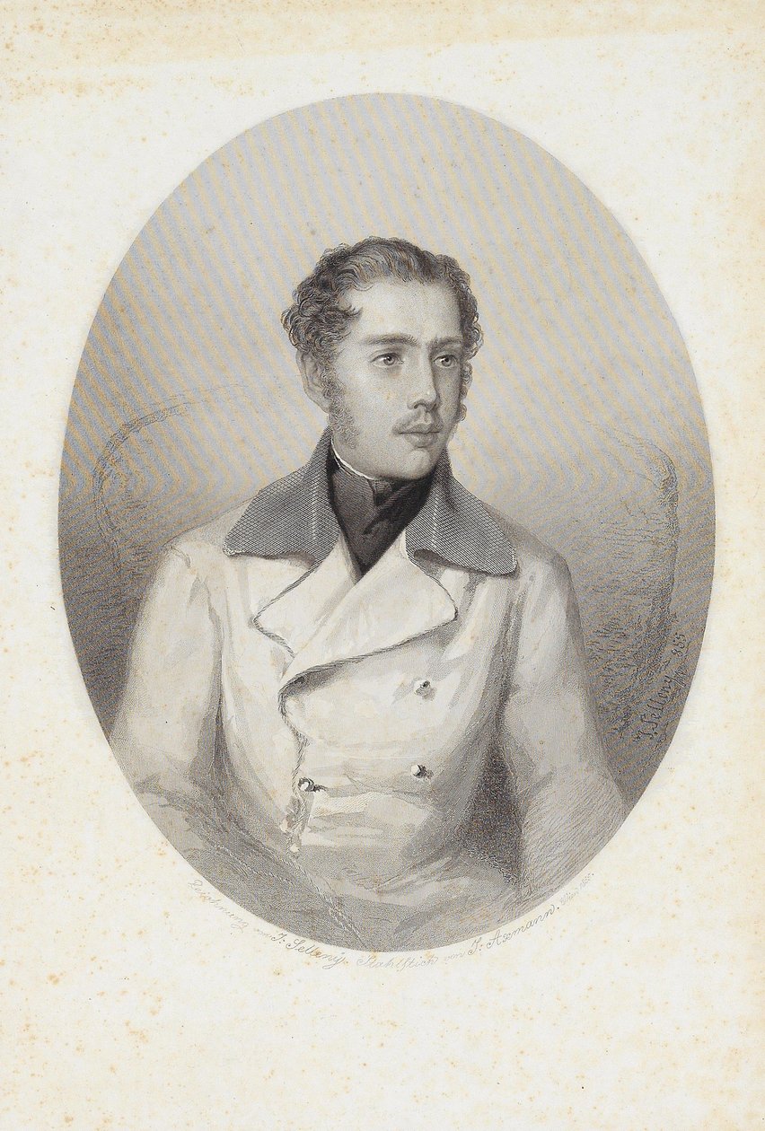 Archduke Karl Ludwig of Austria, 1856 by Josef Axmann