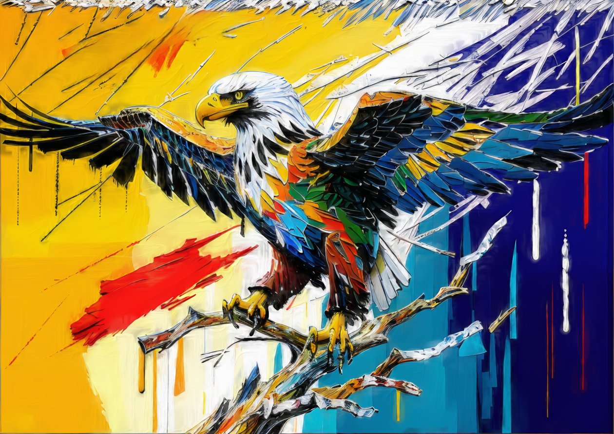 Animals Eagle 1 by Josef Johann Michel