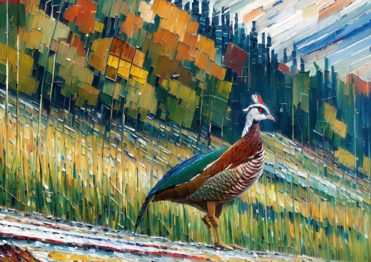 Pheasant 5 by Josef Johann Michel