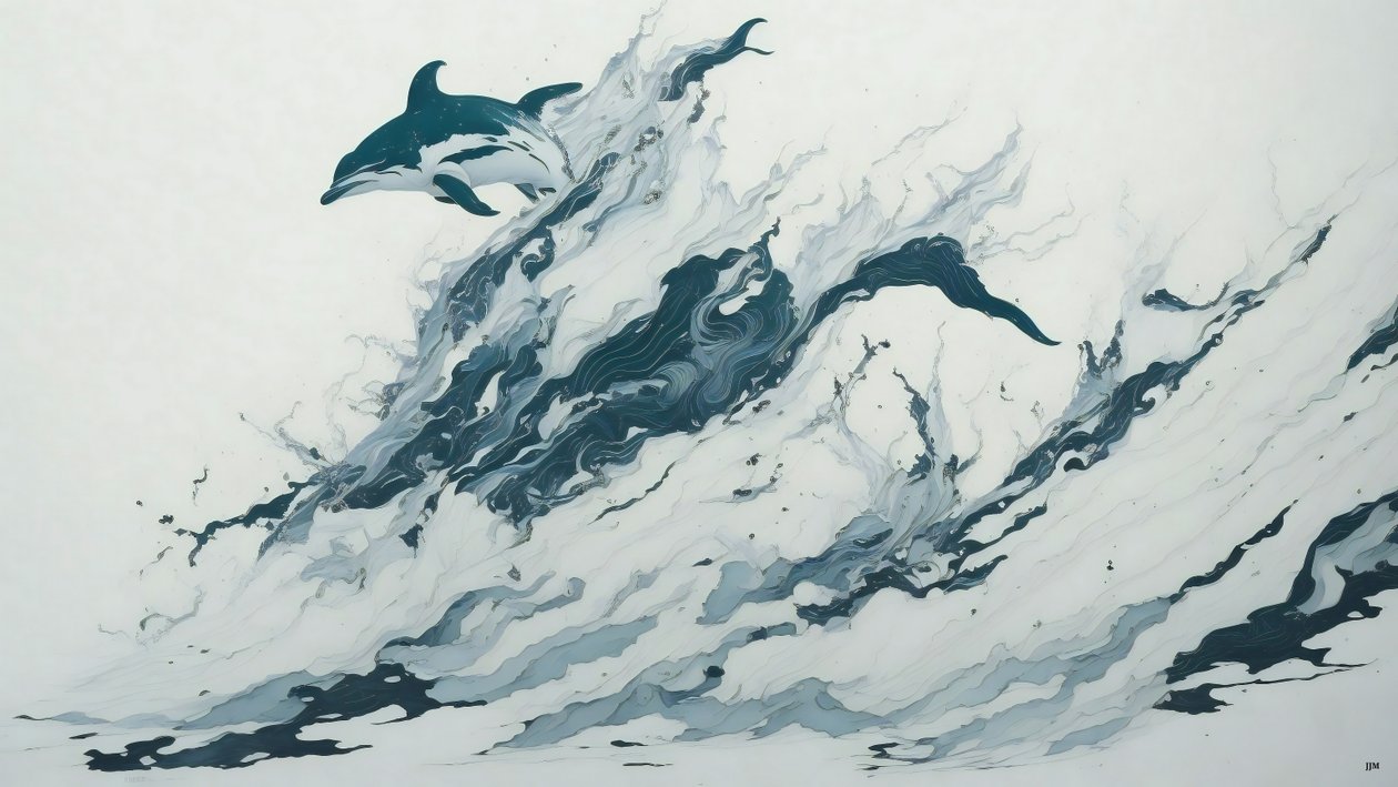 Dolphin by Josef Johann Michel