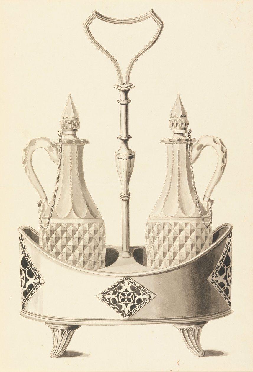 Design for a Cruet Stand by Joseph Anton Seethaler Ii