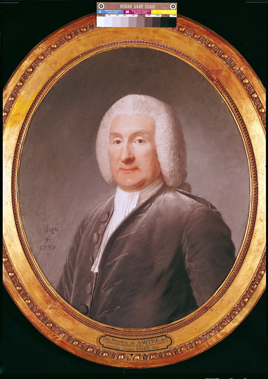 Antoine de Sartine (1729-1801) Count of Alby, 1787 by Joseph Boze