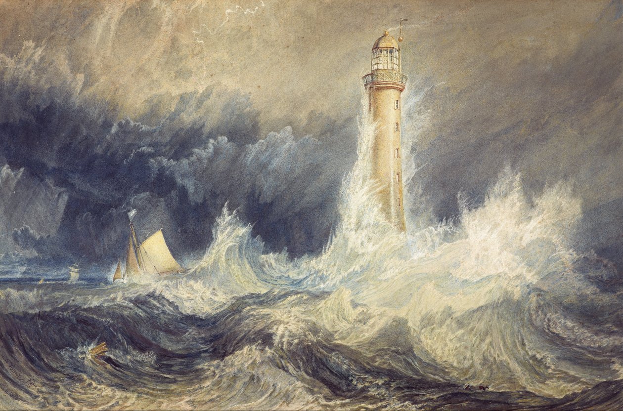 Bell Rock Lighthouse by Joseph Mallord William Turner