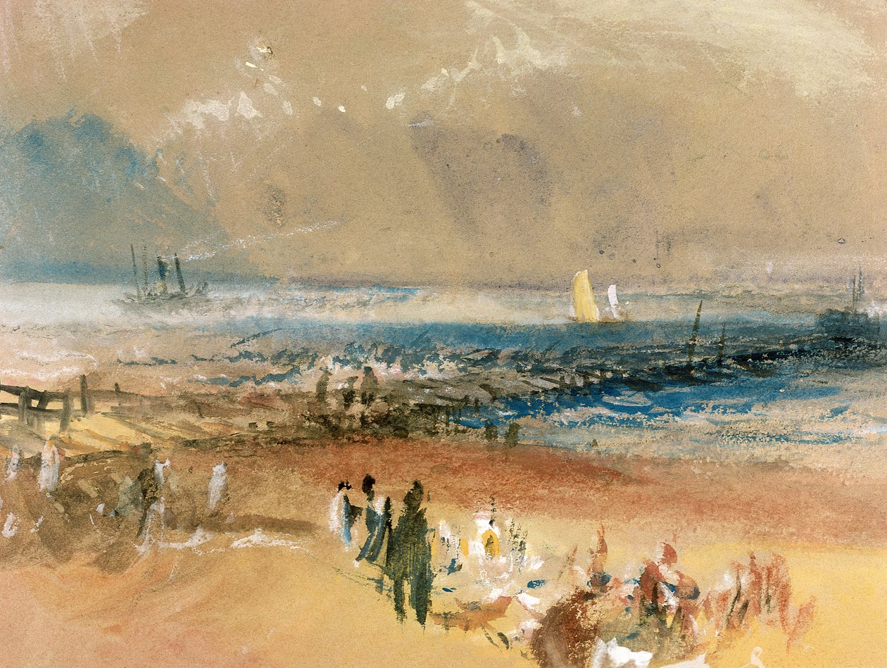 Boats at Margate Pier by Joseph Mallord William Turner