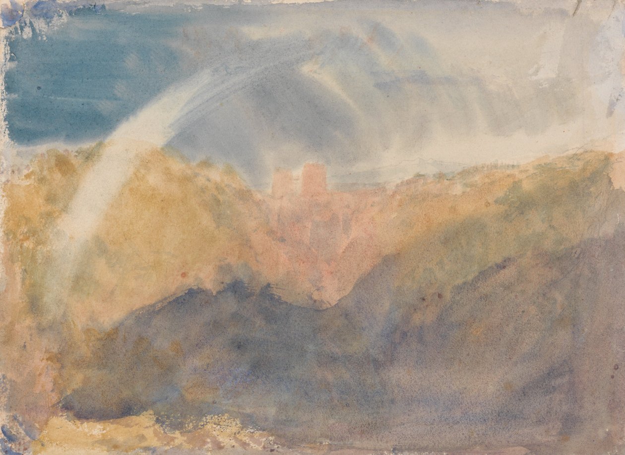 Crichton Castle (Mountainous Landscape with a Rainbow) by Joseph Mallord William Turner