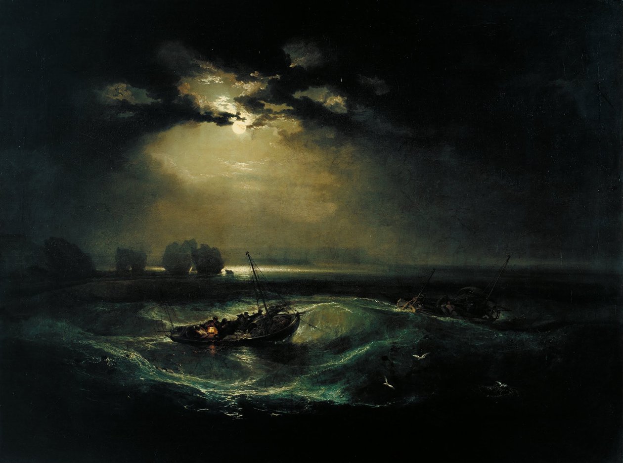 Fishermen at Sea by Joseph Mallord William Turner