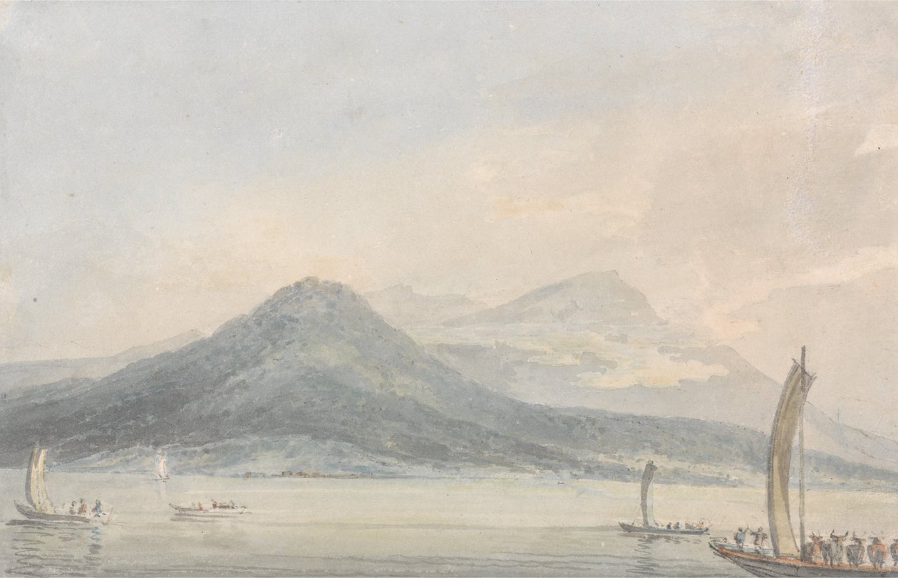 From the Isola Borromena, Lago Maggiore by Joseph Mallord William Turner