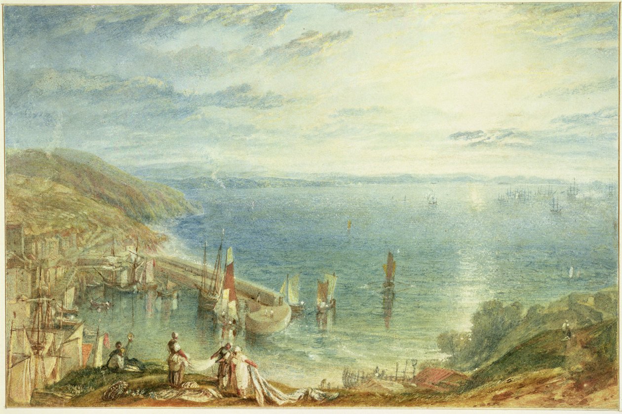 Torbay from Brixham, c.1816-17 by Joseph Mallord William Turner