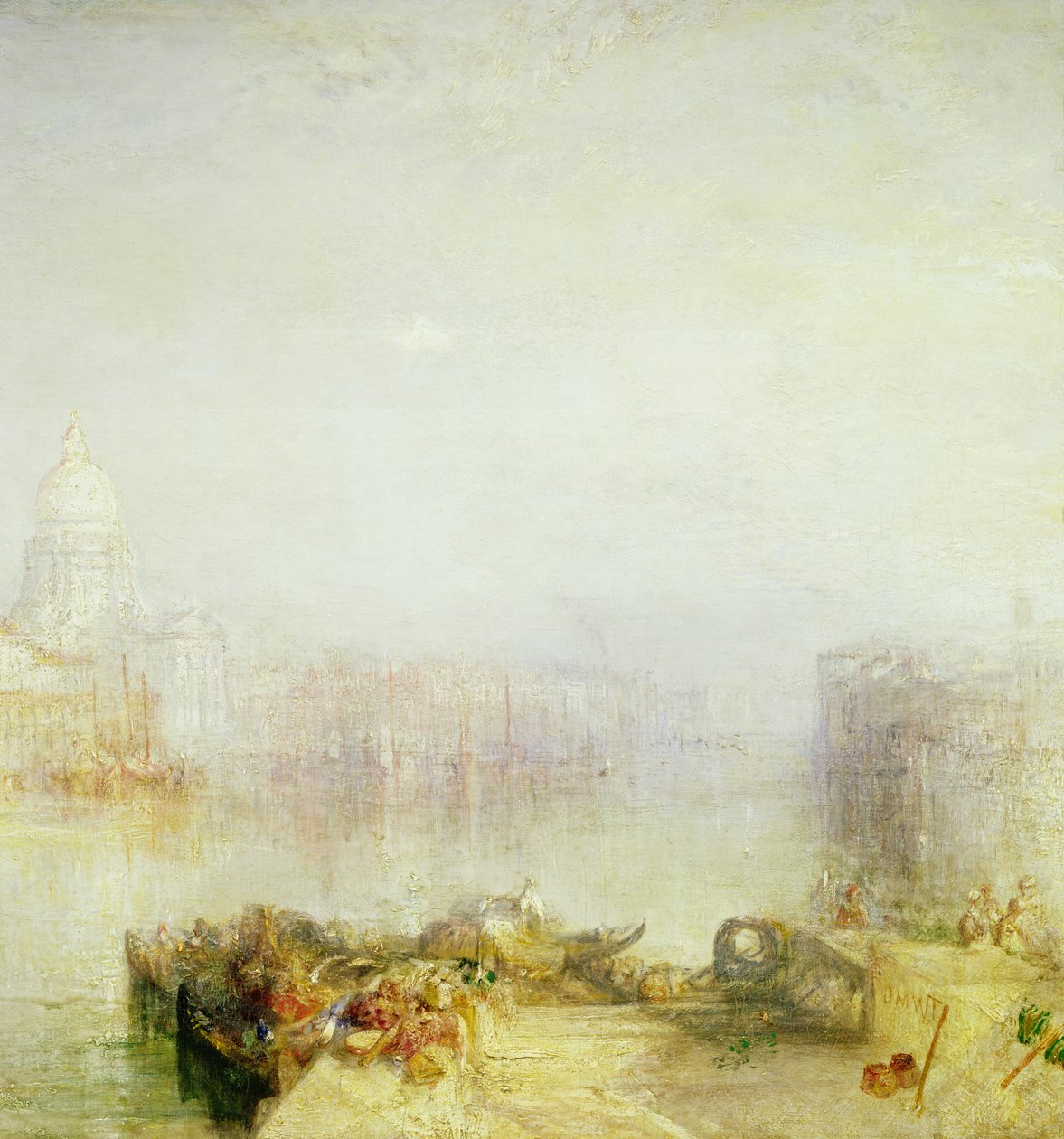 The Dogana and Santa Maria della Salute, Venice, 1843 (detail) by Joseph Mallord William Turner