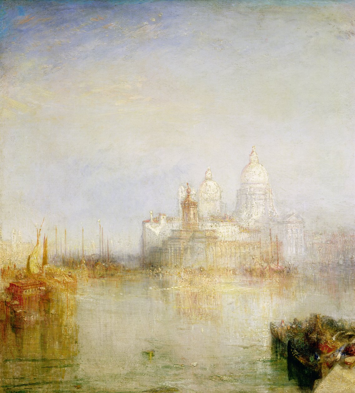 The Dogana and Santa Maria della Salute, Venice (detail) by Joseph Mallord William Turner