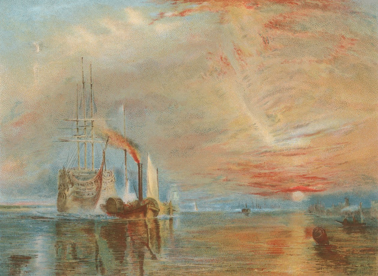 The Old Temeraire Tugged to Her Last Berth by Joseph Mallord William Turner