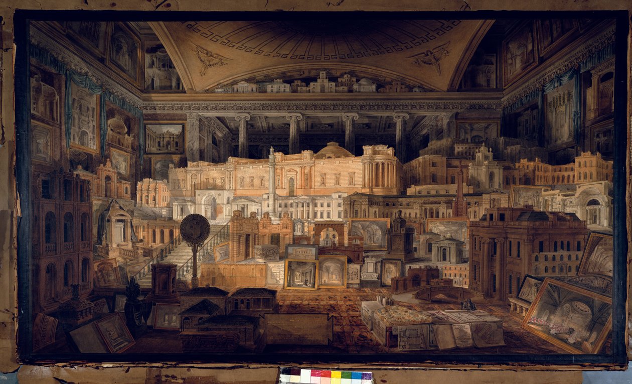 Public and Private Buildings Executed by Sir John Soane between 1780 and 1815 by Joseph Michael Gandy