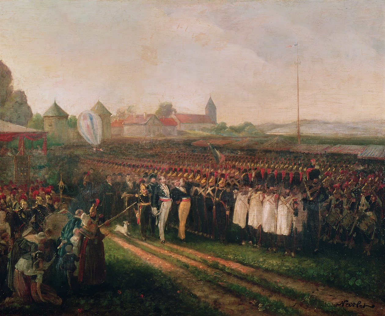 Review of the National Guard and the Fire Brigade by Joseph Navlet