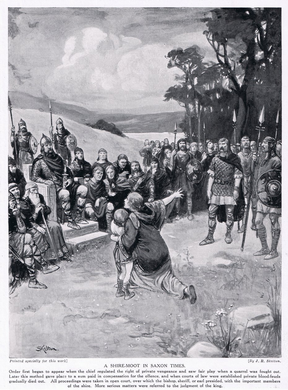 The Shire Moot in Saxon Times by Joseph Ratcliffe Skelton