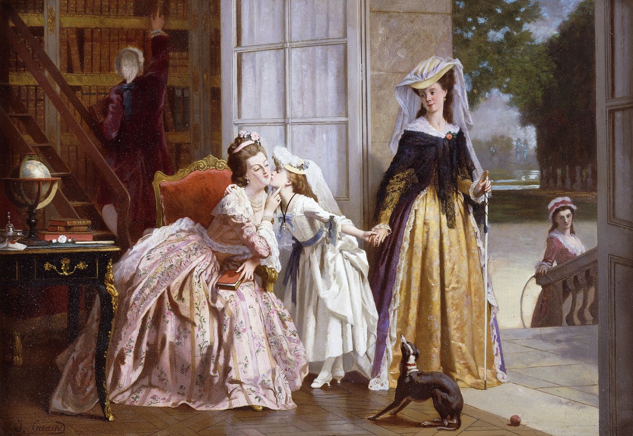 A Parting Kiss by Joseph Caraud