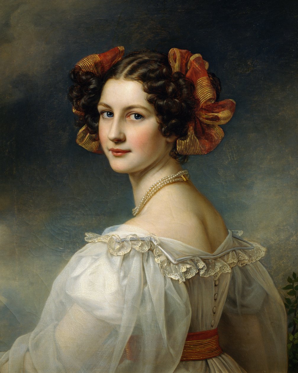 Portrait of Auguste Strobl by Joseph Carl Stieler