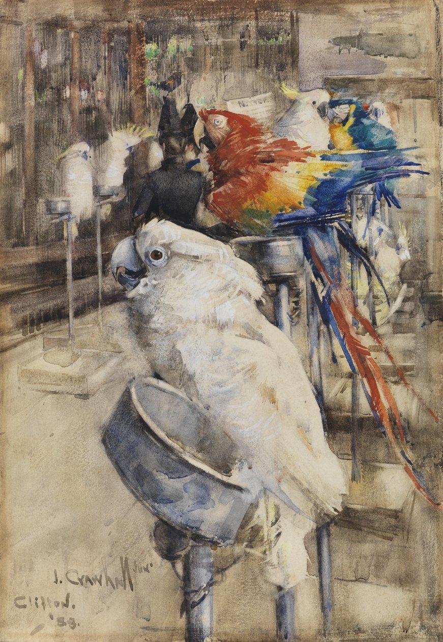 The Aviary, Clifton by Joseph Crawhall