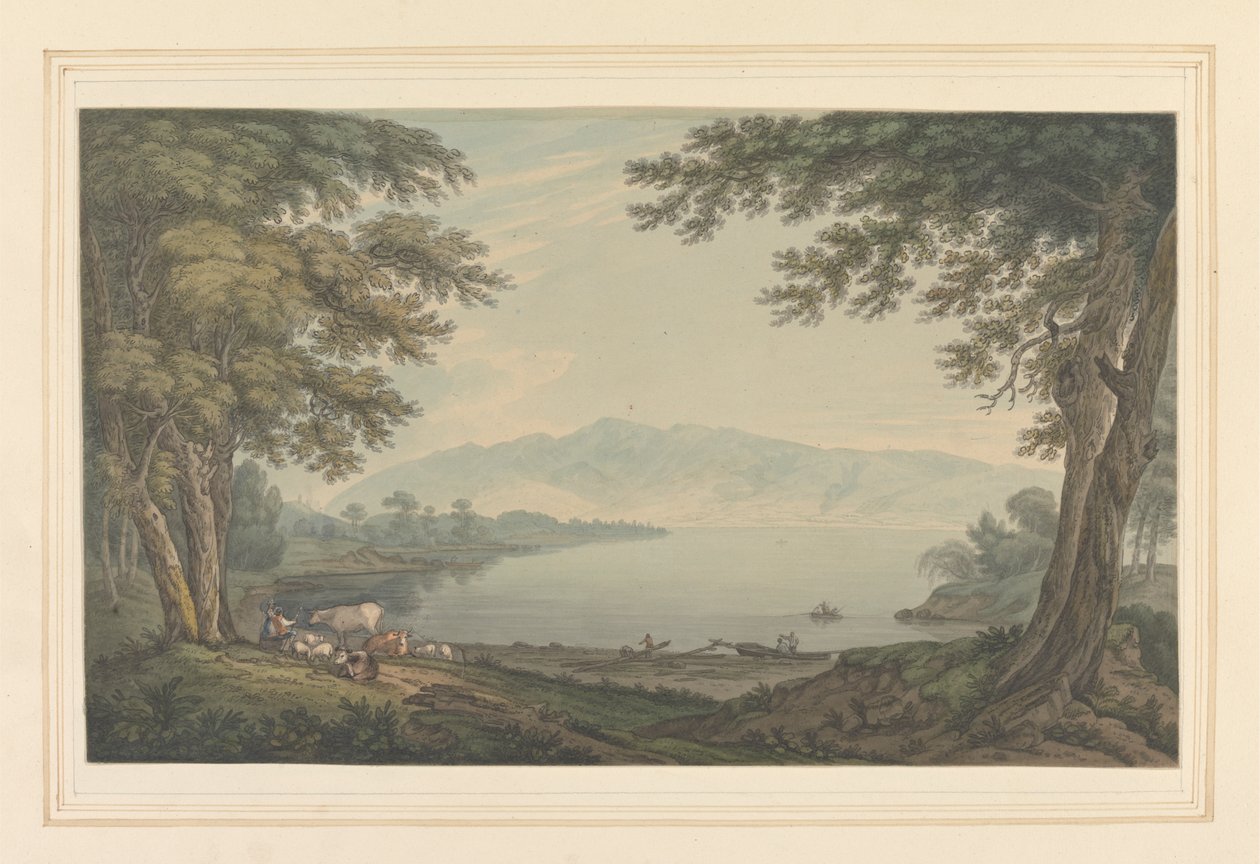 Skiddaw & Derwent Water by Joseph Farington