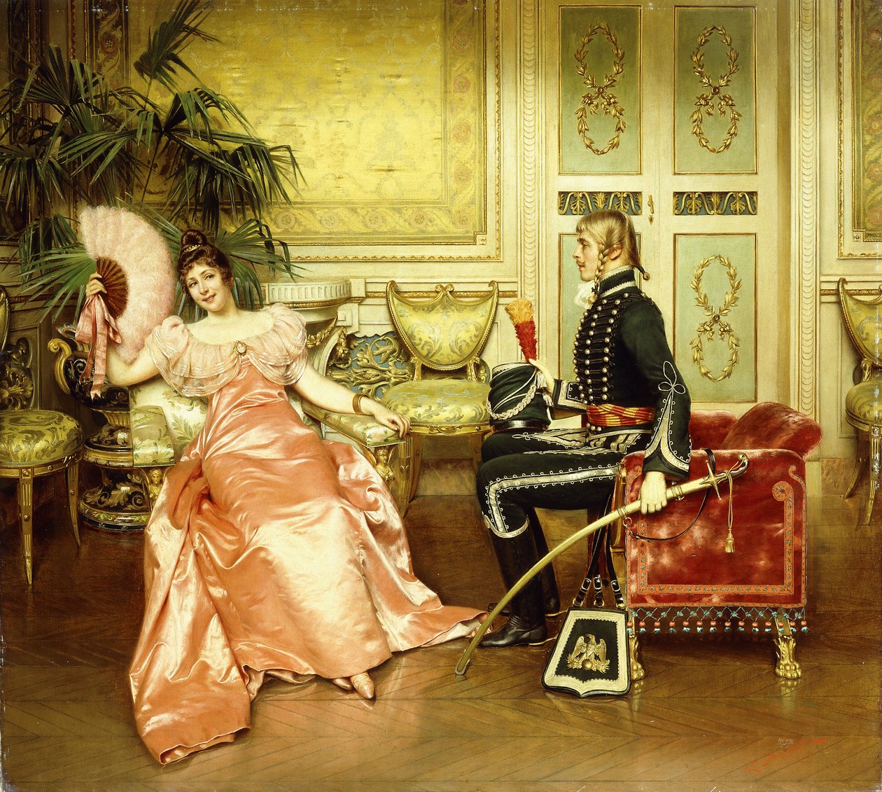 Flirtation by Joseph Frederick Charles Soulacroix
