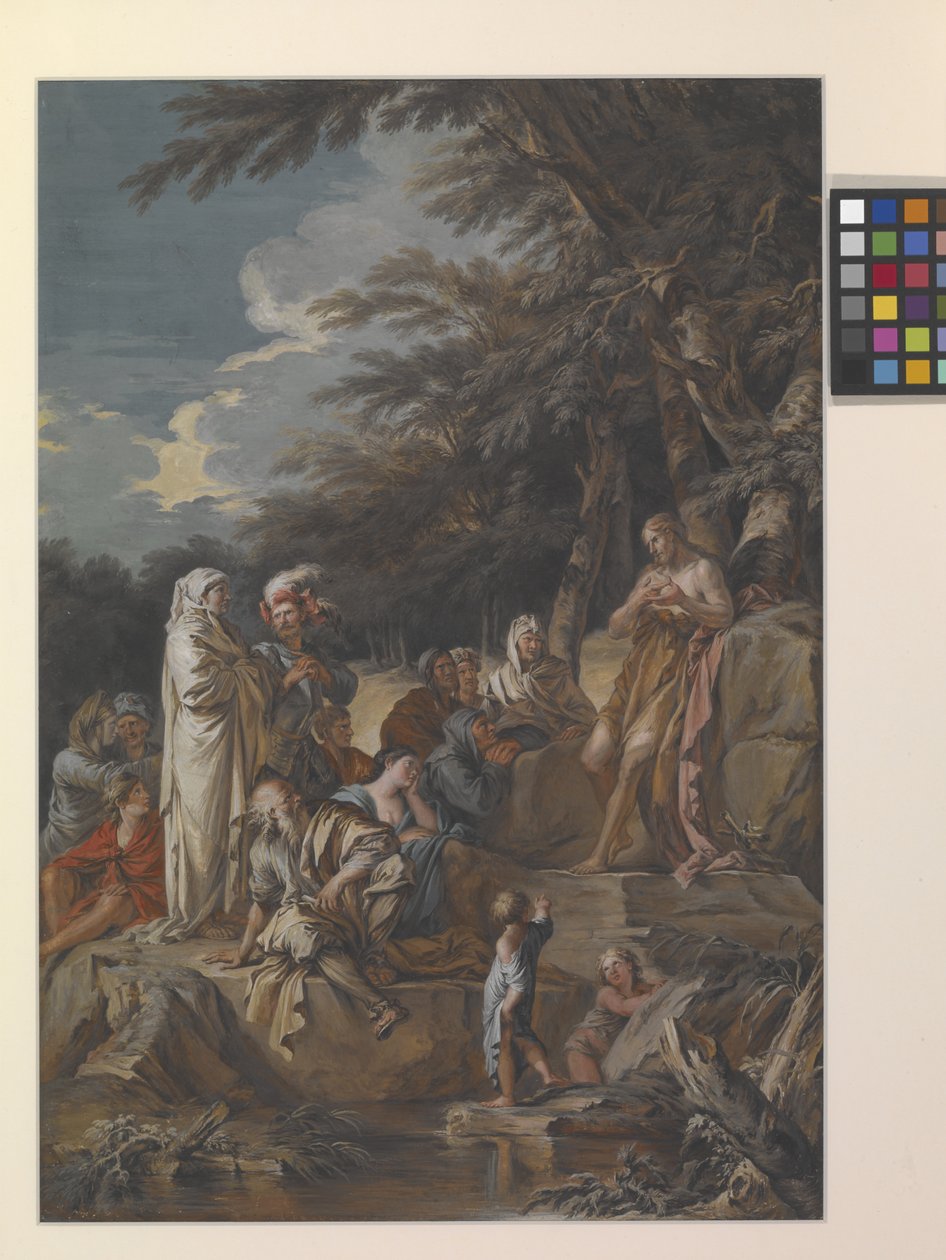 St. John Preaching In The Wilderness by Joseph Goupy
