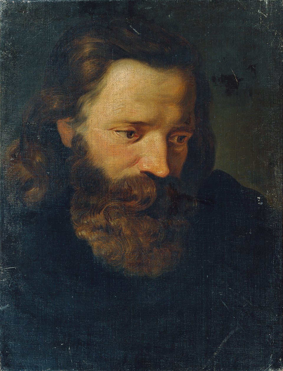Study Head of a Bearded Man I by Joseph Hasslwander