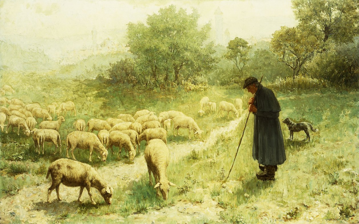 Shepherd by Joseph Henry Sharp