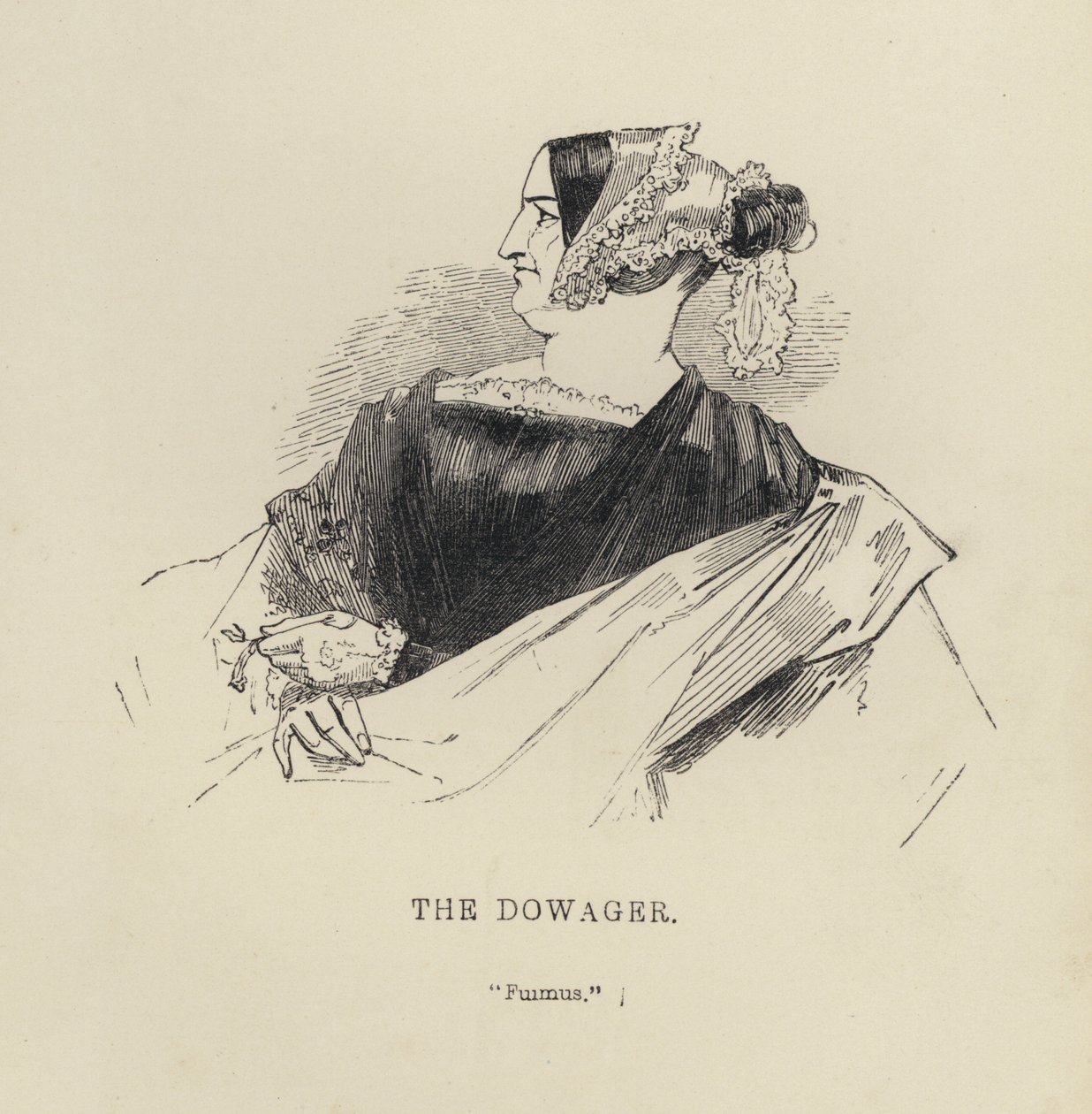 Kenny Meadows: The Dowager by Joseph Kenny (after) Meadows